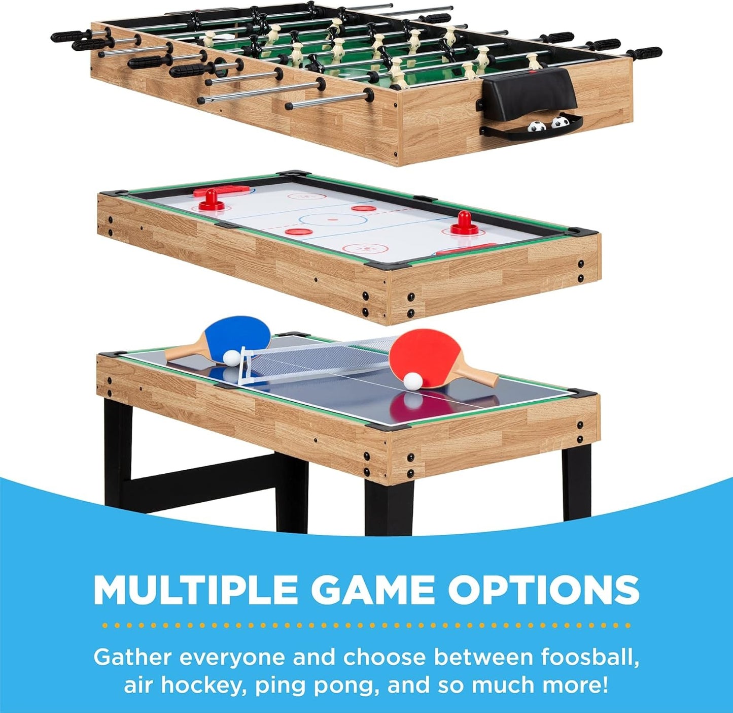 JoyCraft 10-in-1 Family Multi-Game Table
